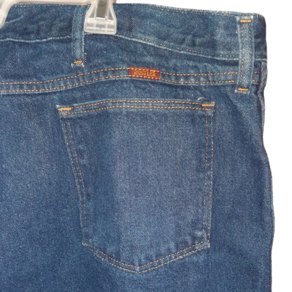 Rustler Jeans Big Mens Size 50x30 Blue Denim Regular Fit Straight Legs - Picture 5 of 5